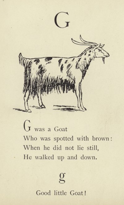 The Letter G by Edward Lear